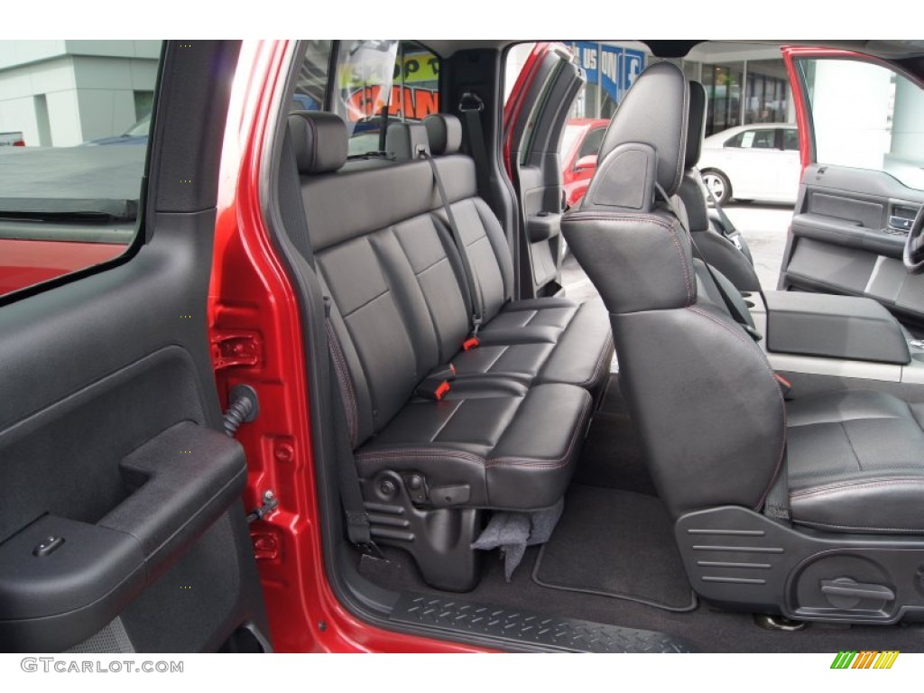 Black Sport Interior 2008 Ford F150 FX2 Sport SuperCab Photo #62158056