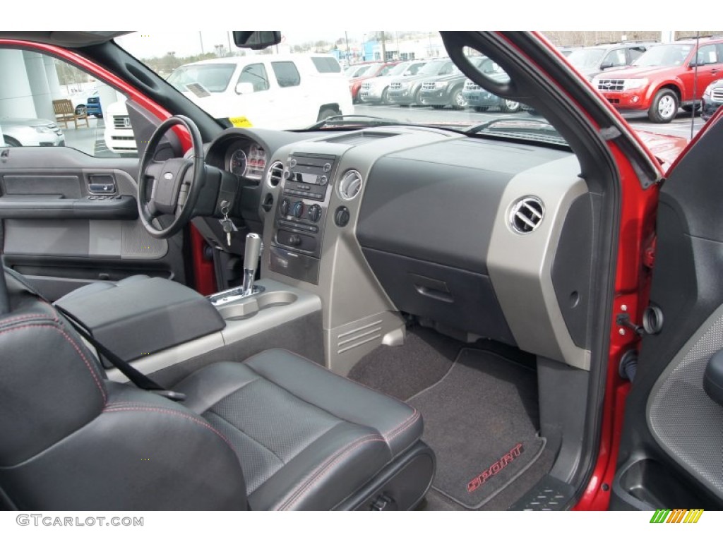 2008 Ford F150 FX2 Sport SuperCab Black Sport Dashboard Photo #62158062