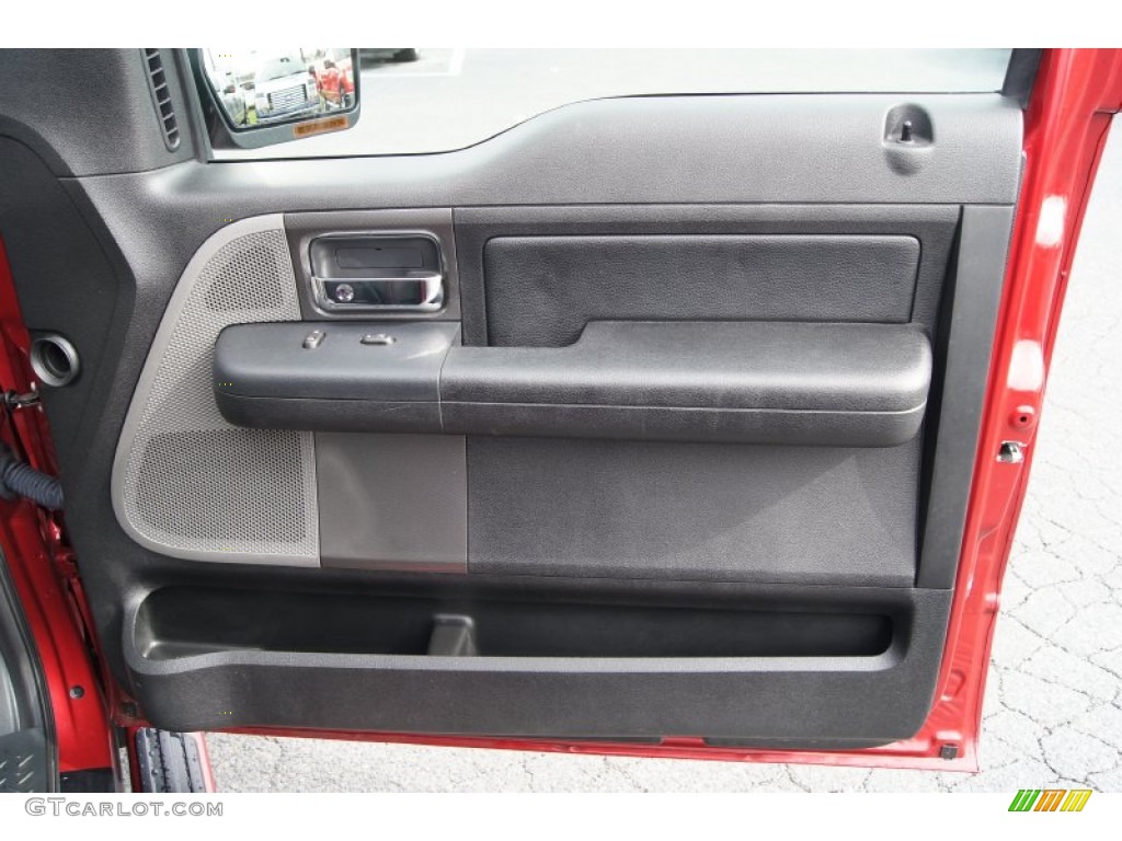 2008 Ford F150 FX2 Sport SuperCab Black Sport Door Panel Photo #62158065