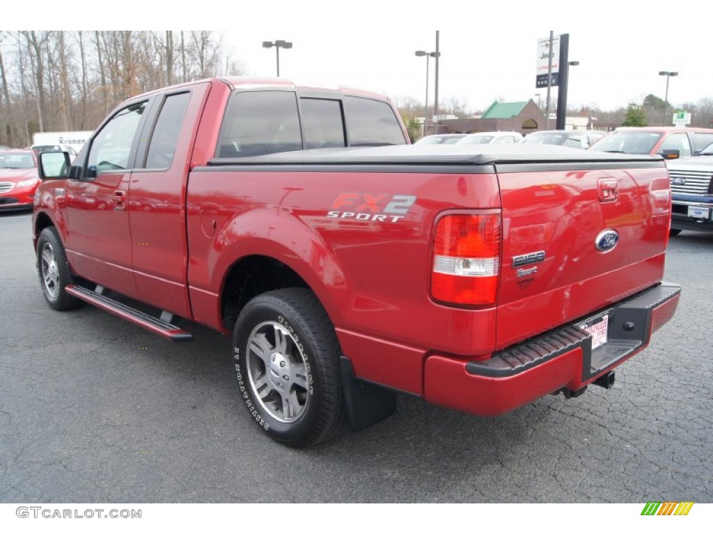 Redfire Metallic 2008 Ford F150 FX2 Sport SuperCab Exterior Photo #62158143