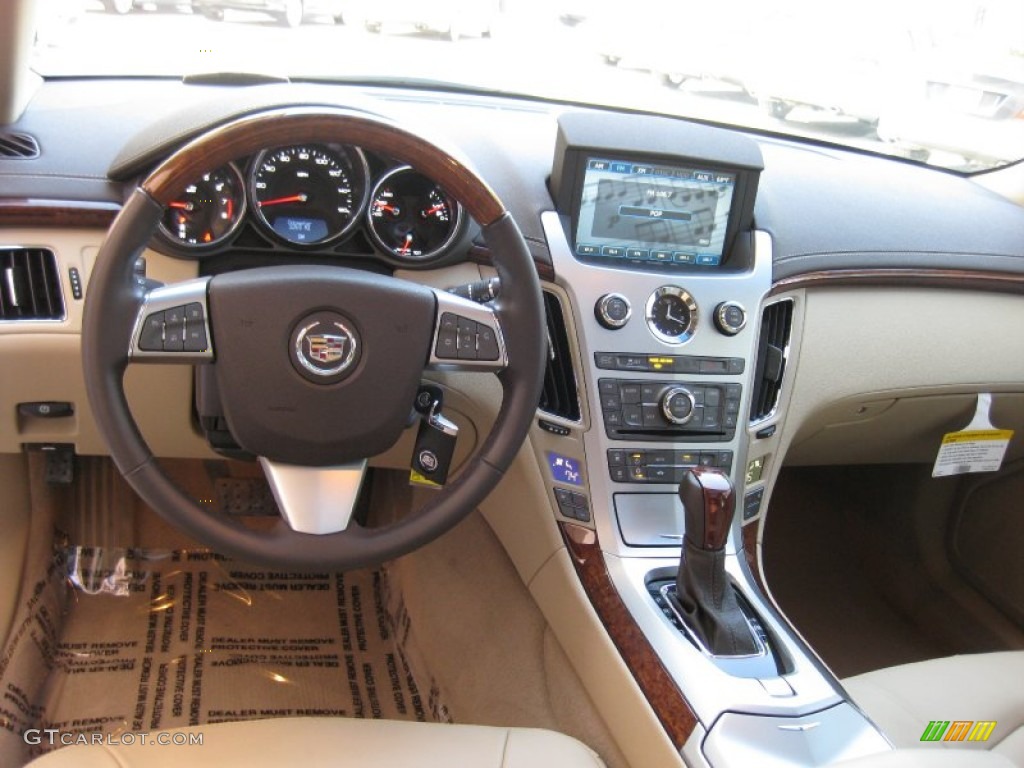 2012 Cadillac CTS 3.0 Sedan Cashmere/Cocoa Dashboard Photo #62158224