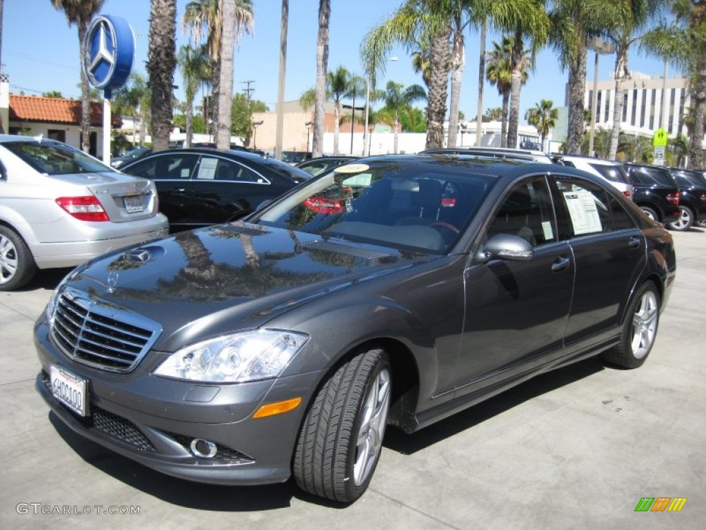 designo Graphite Metallic 2009 Mercedes-Benz S 550 Sedan Exterior Photo #62158347