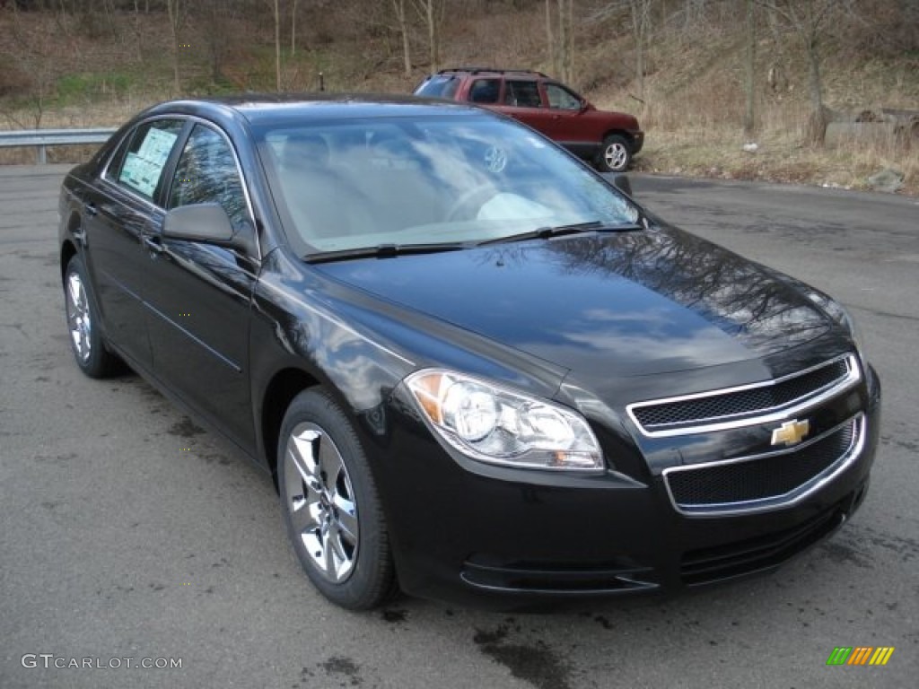 2012 Malibu LS - Black Granite Metallic / Titanium photo #2