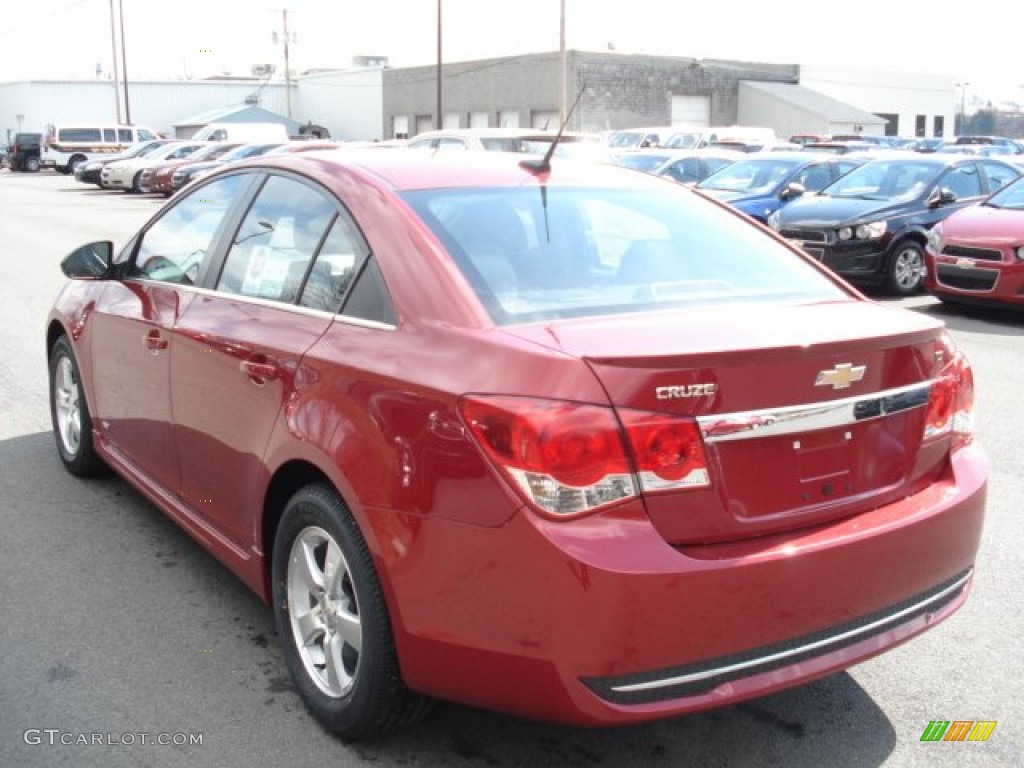 2012 Cruze LT/RS - Crystal Red Metallic / Jet Black photo #6