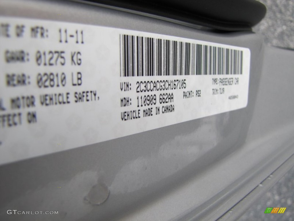 2012 300 Color Code PS2 for Bright Silver Metallic Photo #62161141