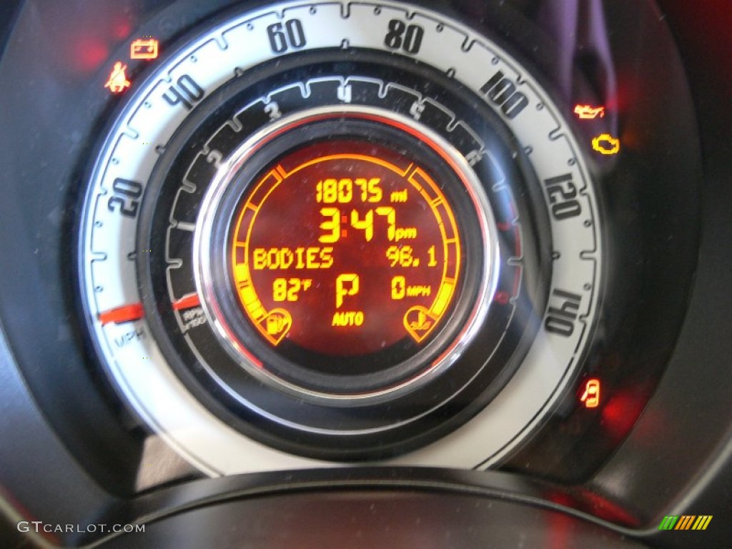2012 Fiat 500 Pop Gauges Photo #62161584