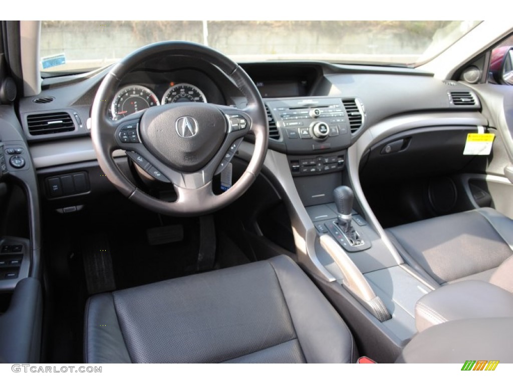 2010 TSX Sedan - Basque Red Pearl / Ebony photo #15