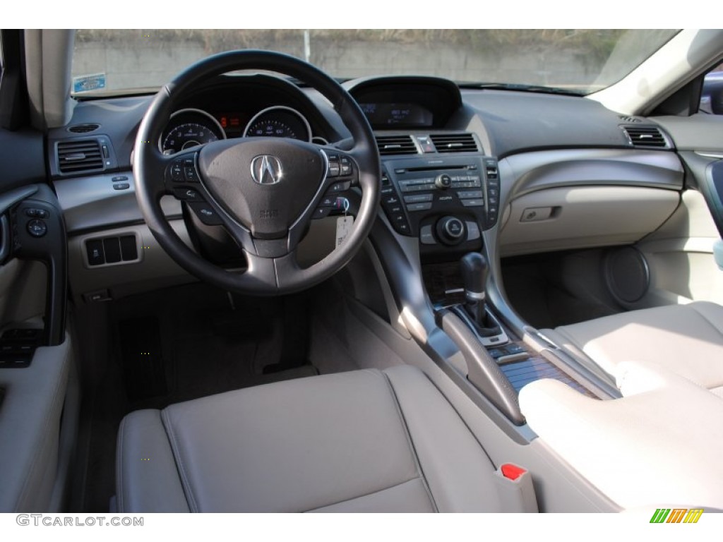 2011 Acura TL 3.5 Taupe Gray Dashboard Photo #62163082