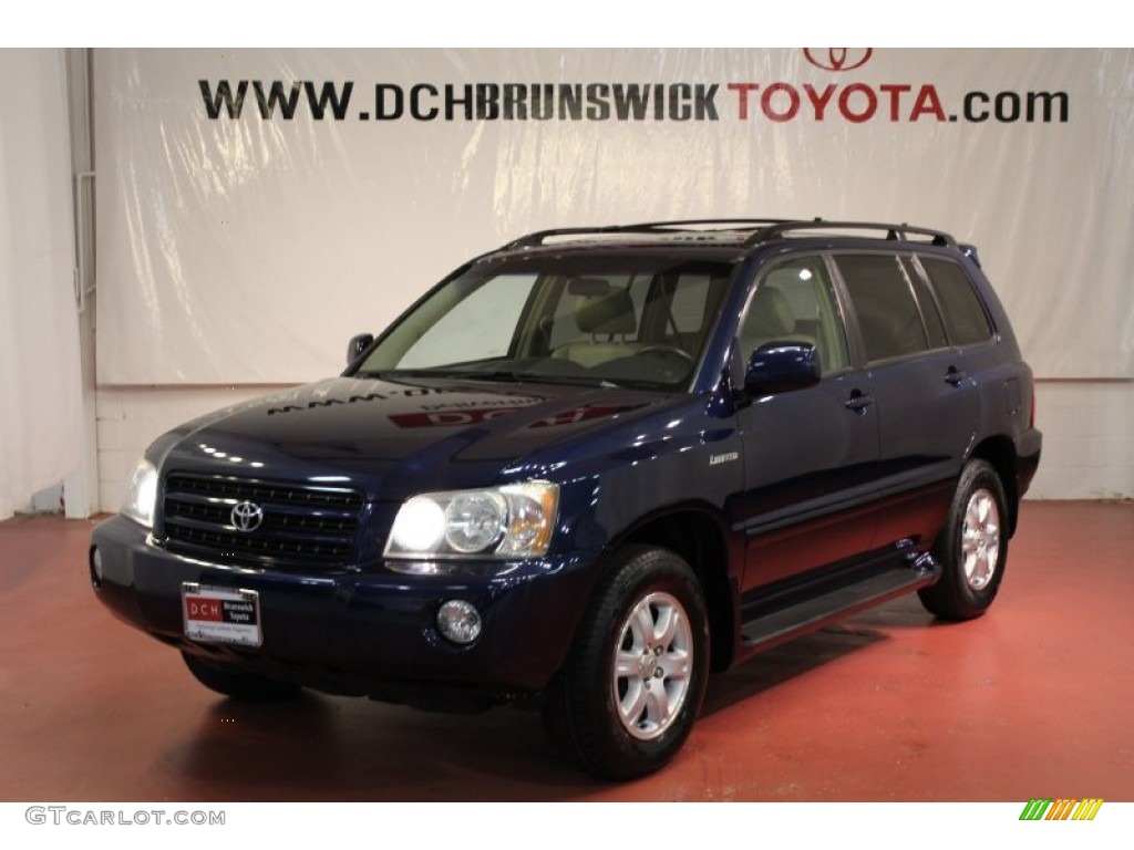 Indigo Ink Pearl Toyota Highlander