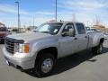 Silver Birch Metallic - Sierra 3500HD SLE Crew Cab 4x4 Dually Photo No. 3