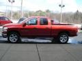 2007 Inferno Red Crystal Pearl Dodge Ram 1500 SLT Quad Cab 4x4  photo #5