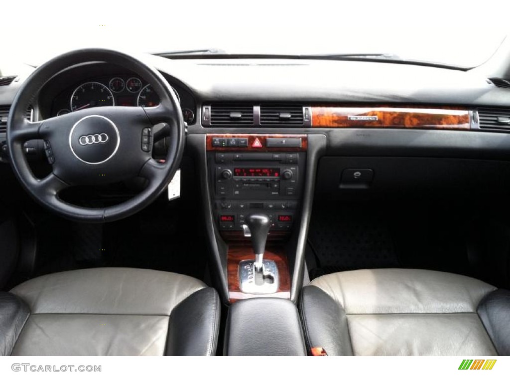 2003 Audi Allroad 2.7T quattro Platinum/Saber Black Dashboard Photo #62165827