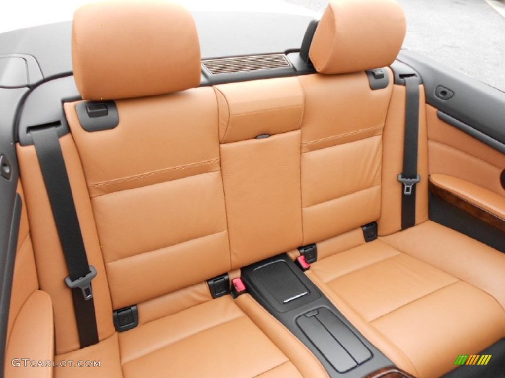 Saddle Brown Dakota Leather Interior 2009 BMW 3 Series 328i Convertible Photo #62166167