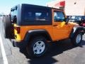 2012 Dozer Yellow Jeep Wrangler Sport S 4x4  photo #3