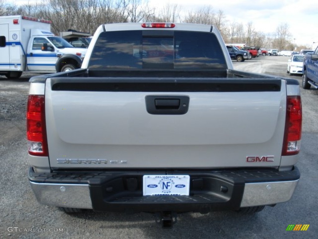 2008 Sierra 1500 SLE Crew Cab 4x4 - Silver Birch Metallic / Ebony photo #7