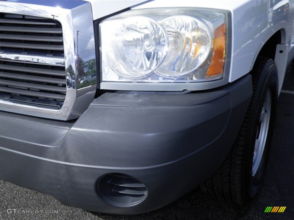 2006 Dakota ST Club Cab - Bright White / Medium Slate Gray photo #4