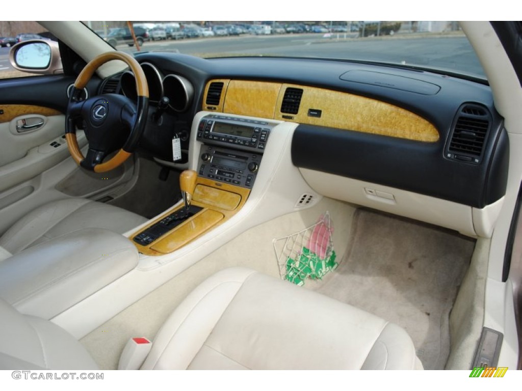 2003 Lexus SC 430 Ecru Beige Dashboard Photo #62170246