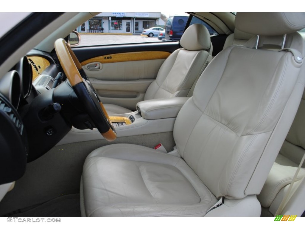 Ecru Beige Interior 2003 Lexus SC 430 Photo #62170273