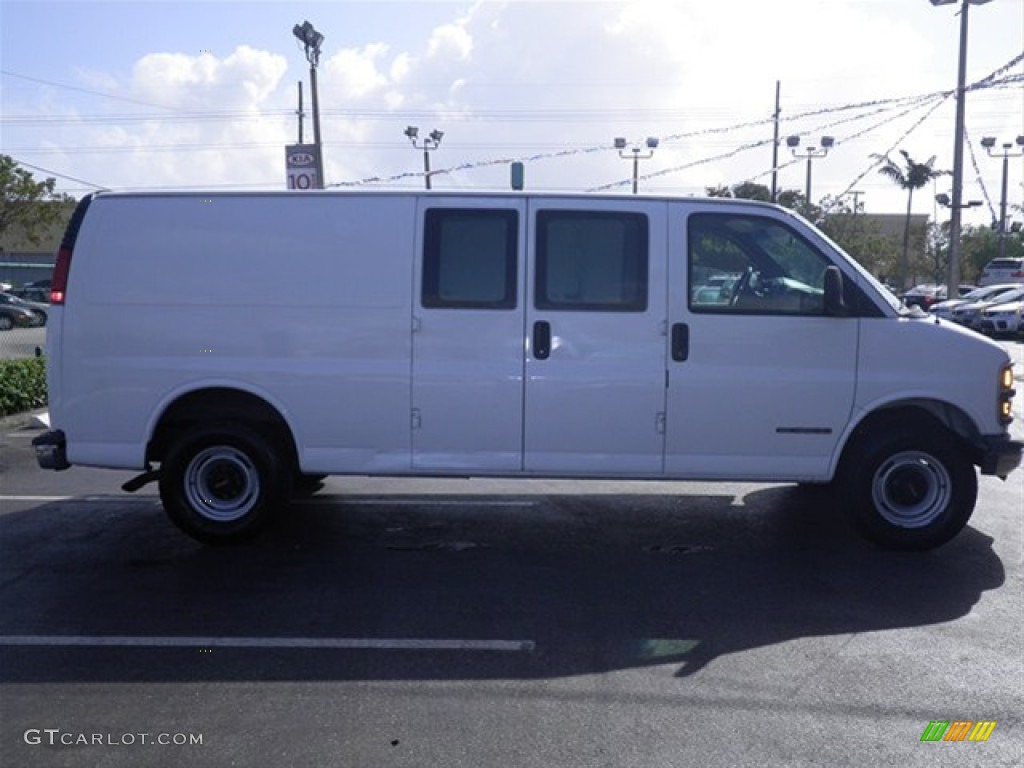 2002 Summit White Gmc Savana Van G3500 Cargo #62159352 Photo #13 