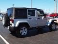 2012 Bright Silver Metallic Jeep Wrangler Unlimited Sahara 4x4  photo #3