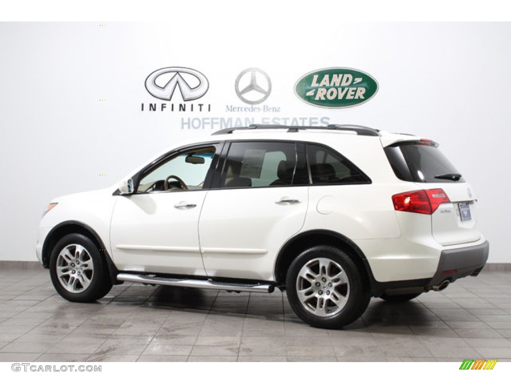 2009 MDX Technology - Aspen White Pearl / Parchment photo #5