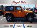 Dozer Yellow 2012 Jeep Wrangler Rubicon 4X4