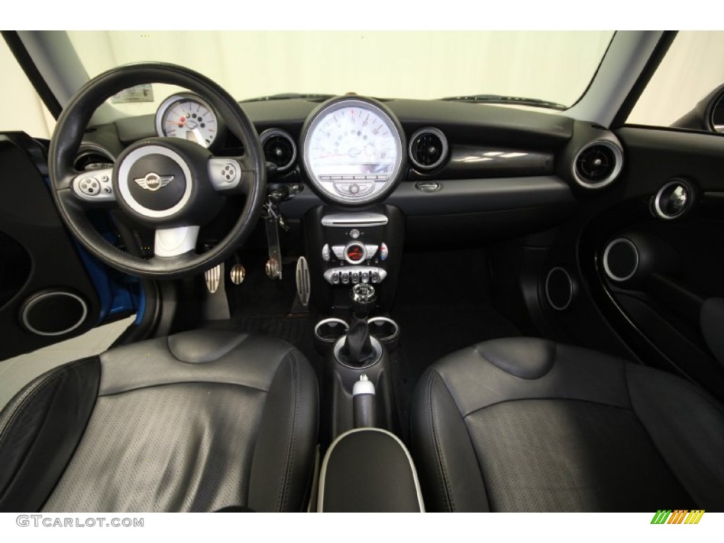 2007 Cooper S Hardtop - Laser Blue Metallic / Punch Carbon Black photo #4