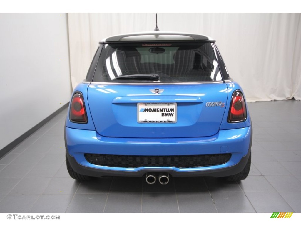 2007 Cooper S Hardtop - Laser Blue Metallic / Punch Carbon Black photo #14