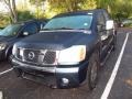 2007 Deep Water Blue/Green Nissan Titan LE Crew Cab  photo #4