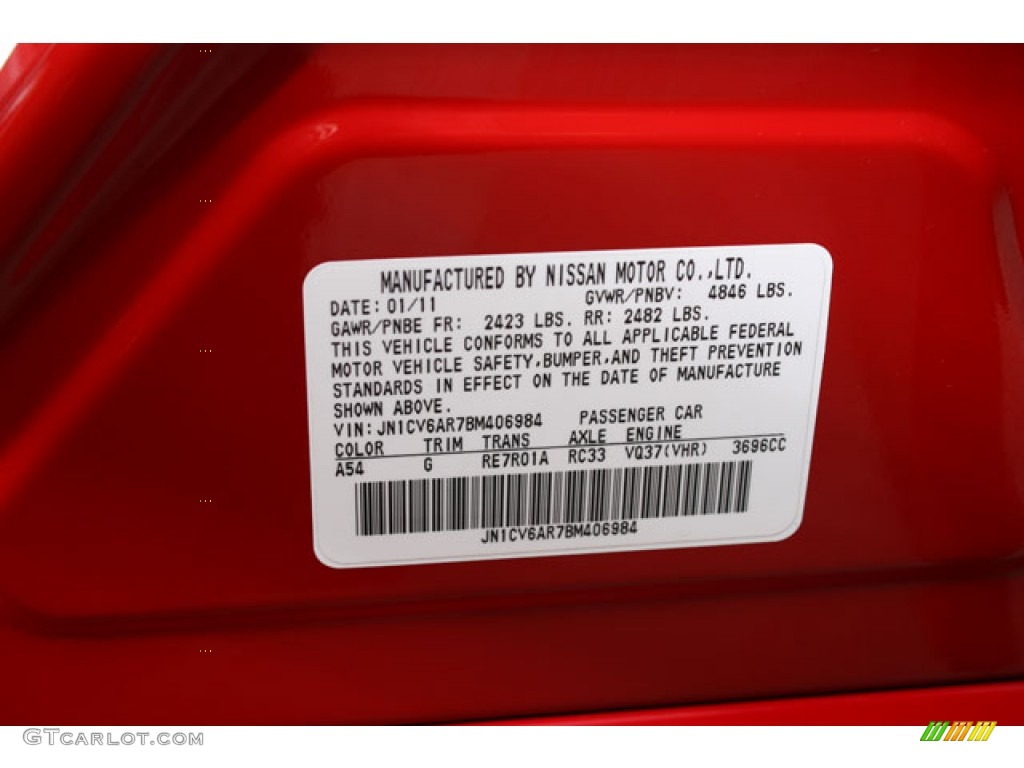 2011 Infiniti G 37 x AWD Sedan Parts Photos