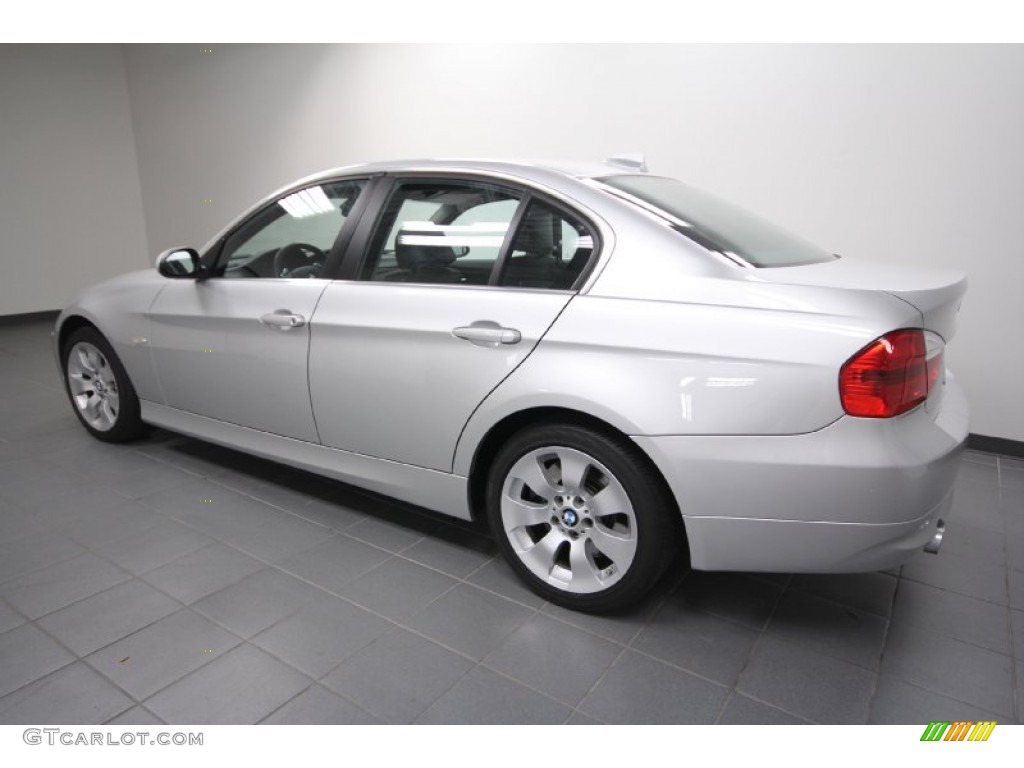 2008 3 Series 335xi Sedan - Titanium Silver Metallic / Black photo #5