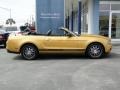 2010 Sunset Gold Metallic Ford Mustang V6 Premium Convertible  photo #12
