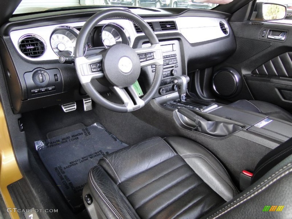 Charcoal Black Interior 2010 Ford Mustang V6 Premium Convertible Photo #62173840