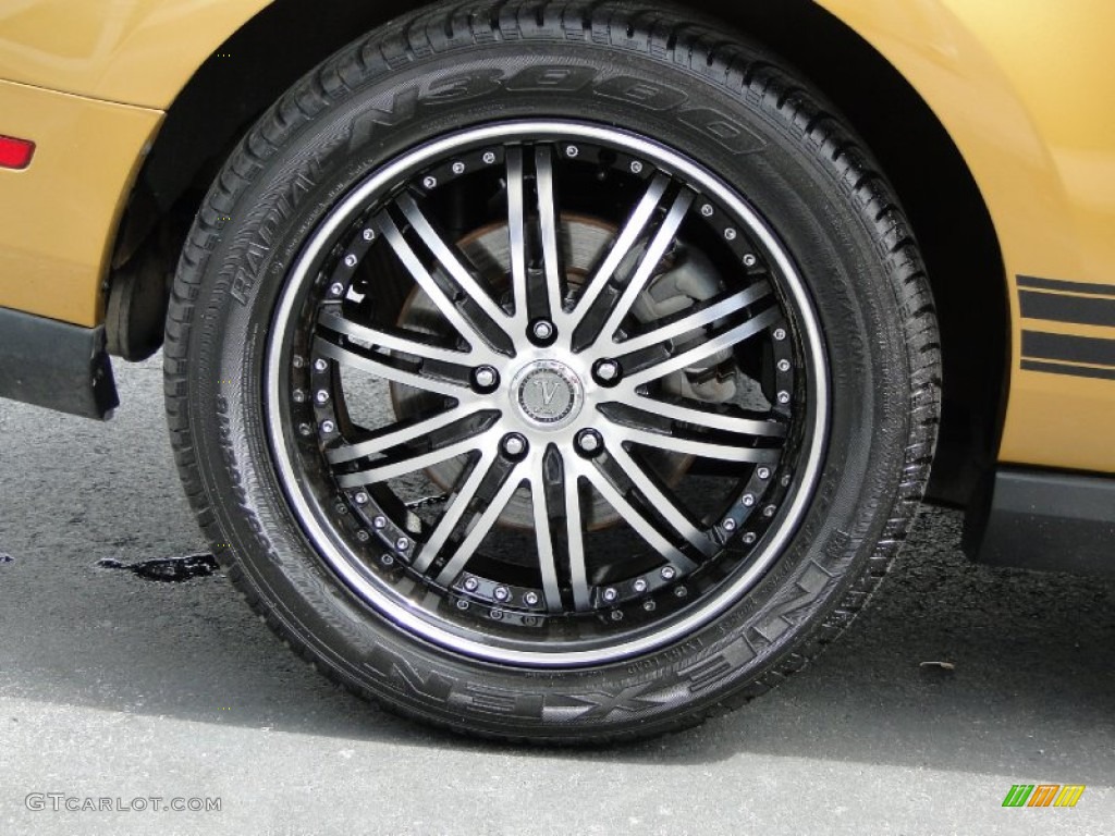2010 Ford Mustang V6 Premium Convertible Custom Wheels Photos