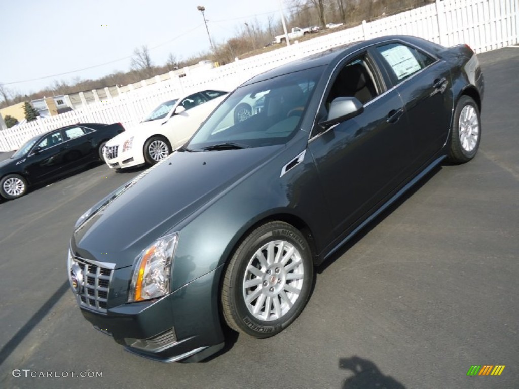 2012 CTS 4 3.0 AWD Sedan - Thunder Gray ChromaFlair / Ebony/Ebony photo #1