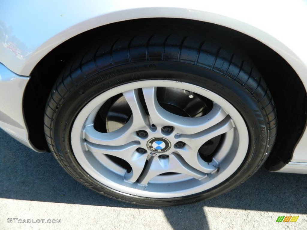 2001 3 Series 330i Coupe - Titanium Silver Metallic / Grey photo #10