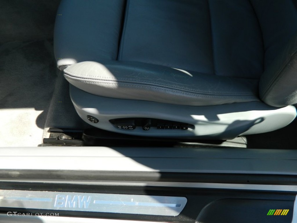 2001 3 Series 330i Coupe - Titanium Silver Metallic / Grey photo #12