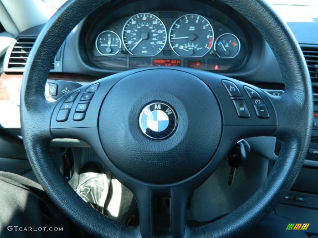 2001 3 Series 330i Coupe - Titanium Silver Metallic / Grey photo #18