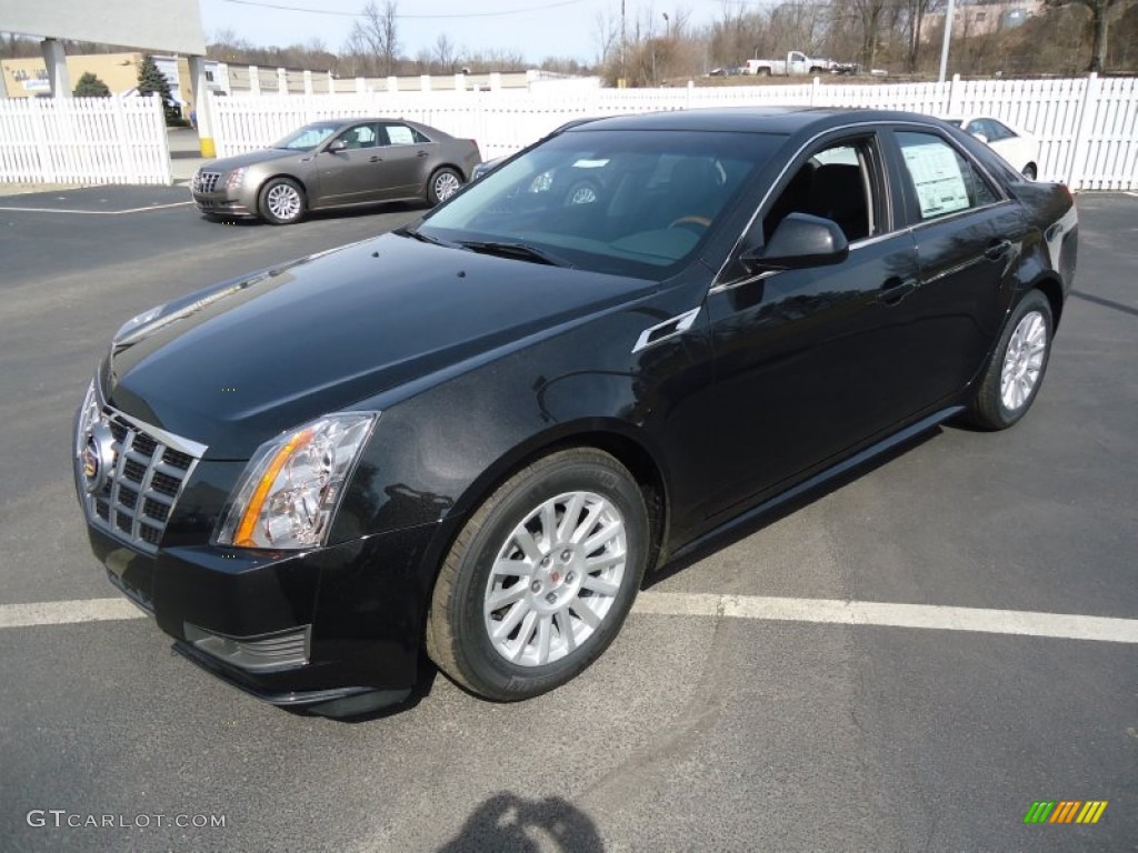 2012 CTS 4 3.0 AWD Sedan - Black Diamond Tricoat / Ebony/Ebony photo #2