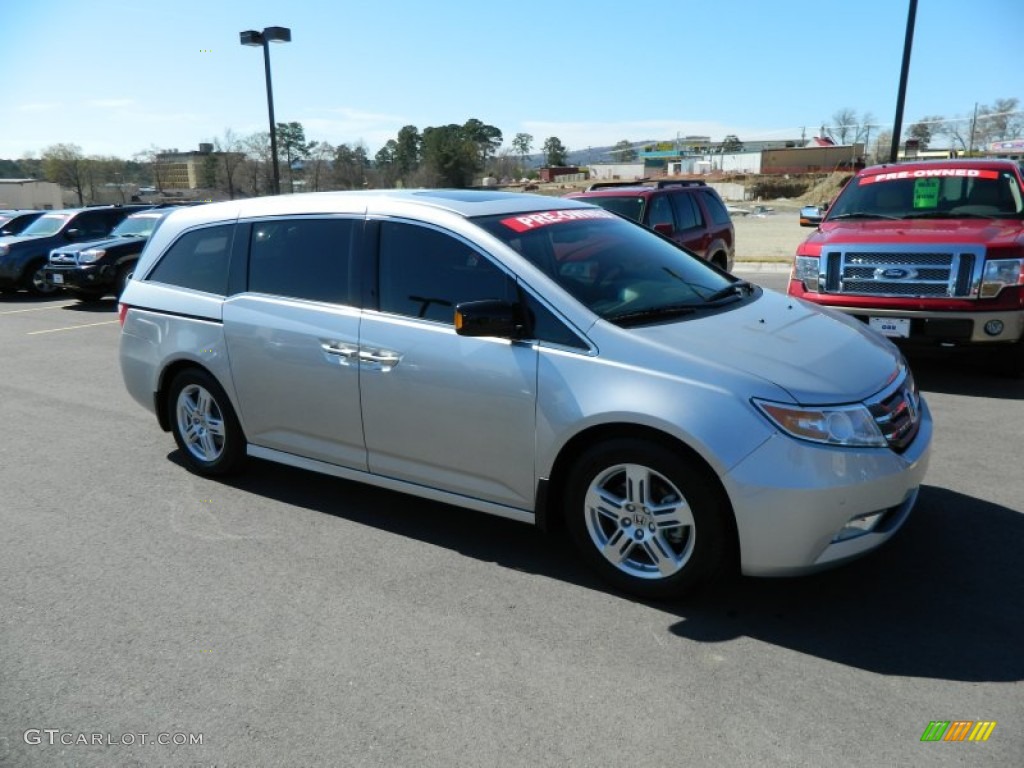 Alabaster Silver Metallic 2011 Honda Odyssey Touring Exterior Photo #62176105