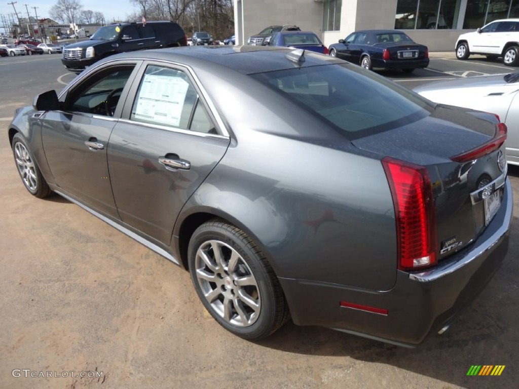Thunder Gray ChromaFlair 2012 Cadillac CTS 4 3.0 AWD Sedan Exterior Photo #62176744