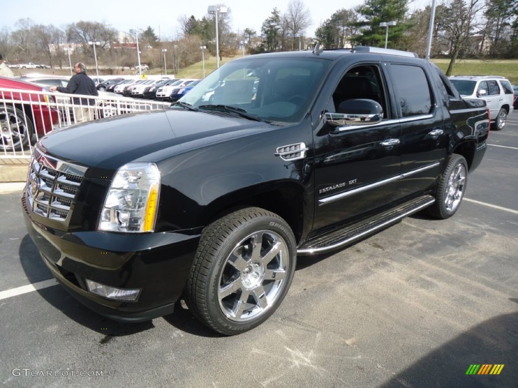 Black Raven 2012 Cadillac Escalade EXT Luxury AWD Exterior Photo #62177845