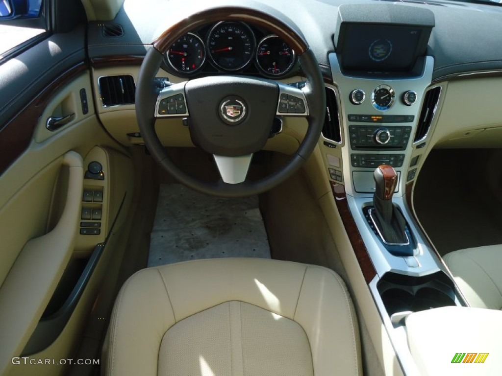 2012 Cadillac CTS 4 3.6 AWD Sedan Cashmere/Cocoa Dashboard Photo #62178655