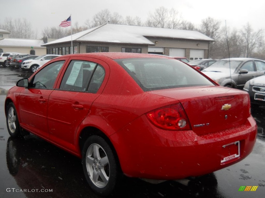 2010 Cobalt LT Sedan - Victory Red / Gray photo #13