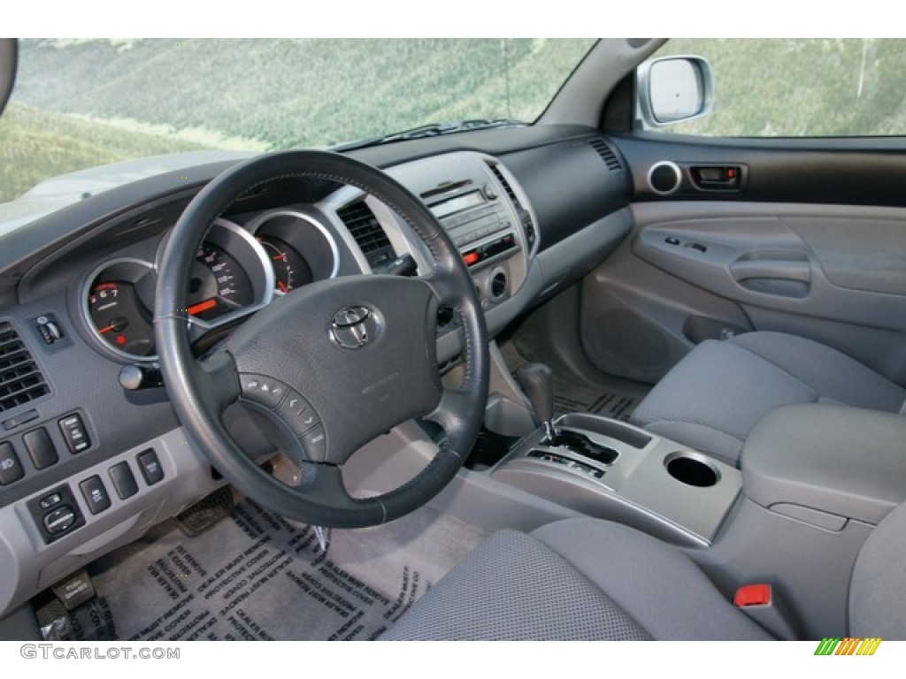 2009 Tacoma V6 TRD Sport Access Cab 4x4 - Silver Streak Mica / Graphite Gray photo #6