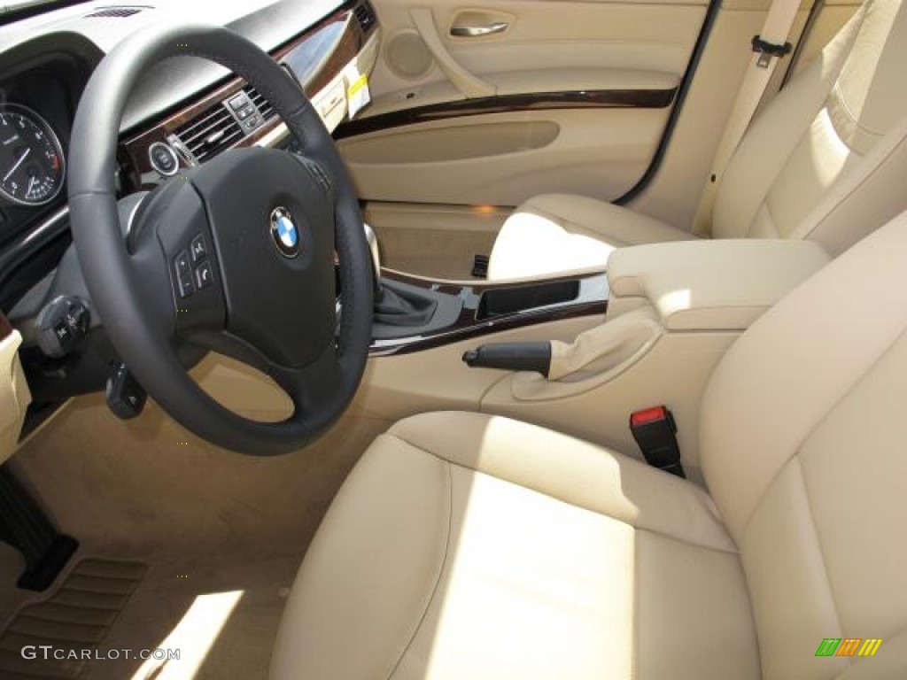 2011 3 Series 328i Sedan - Jet Black / Beige Dakota Leather photo #8