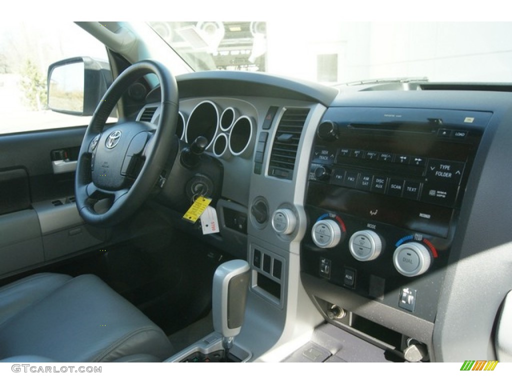 2008 Tundra Limited CrewMax 4x4 - Super White / Graphite Gray photo #10