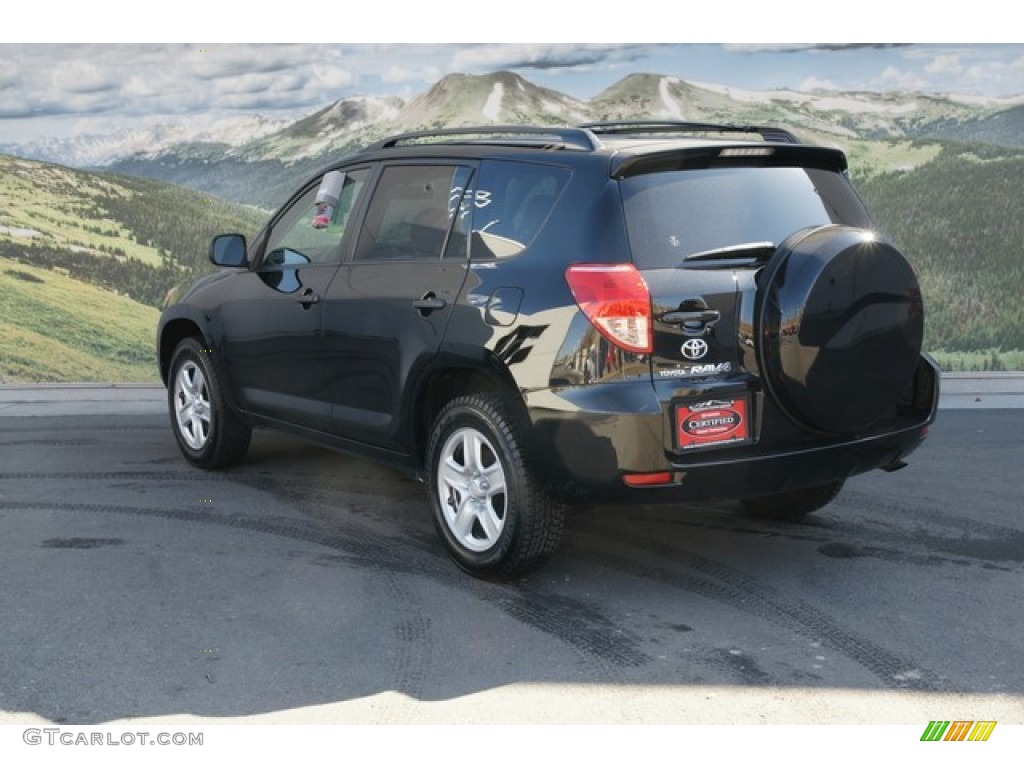 2008 RAV4 4WD - Black / Ash photo #2