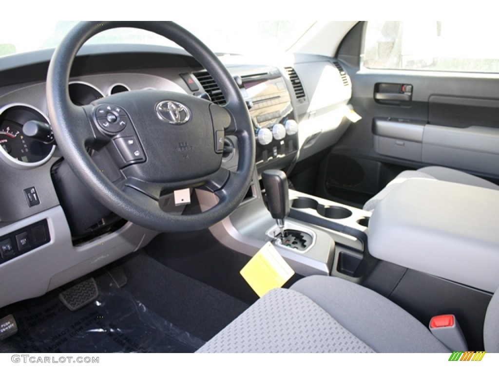 2012 Tundra Double Cab 4x4 - Silver Sky Metallic / Graphite photo #5