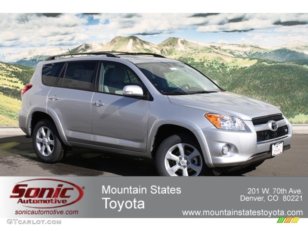 2012 RAV4 V6 Limited 4WD - Classic Silver Metallic / Ash photo #1